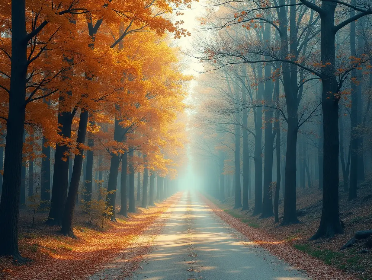 Timeless-Forest-Scene-with-Changing-Seasons-in-RealTime