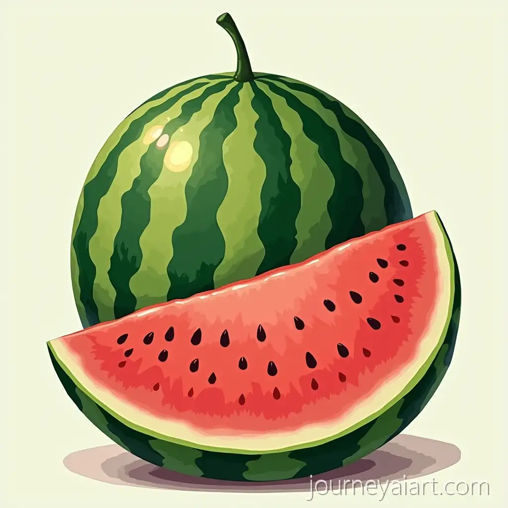 Fresh-Juicy-Watermelon-on-White-Background-with-Summer-Vibes