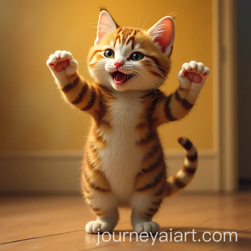 Playful-Dancing-Cat-in-a-Fun-Energetic-Pose