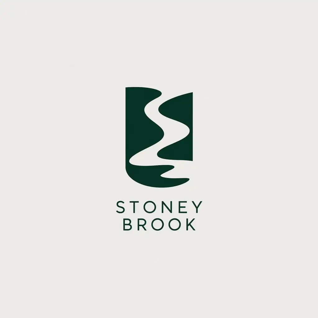 LOGO-Design-for-Stoney-Brook-Modern-River-Symbol-with-Minimalist-Style-for-Landscaping-Industry