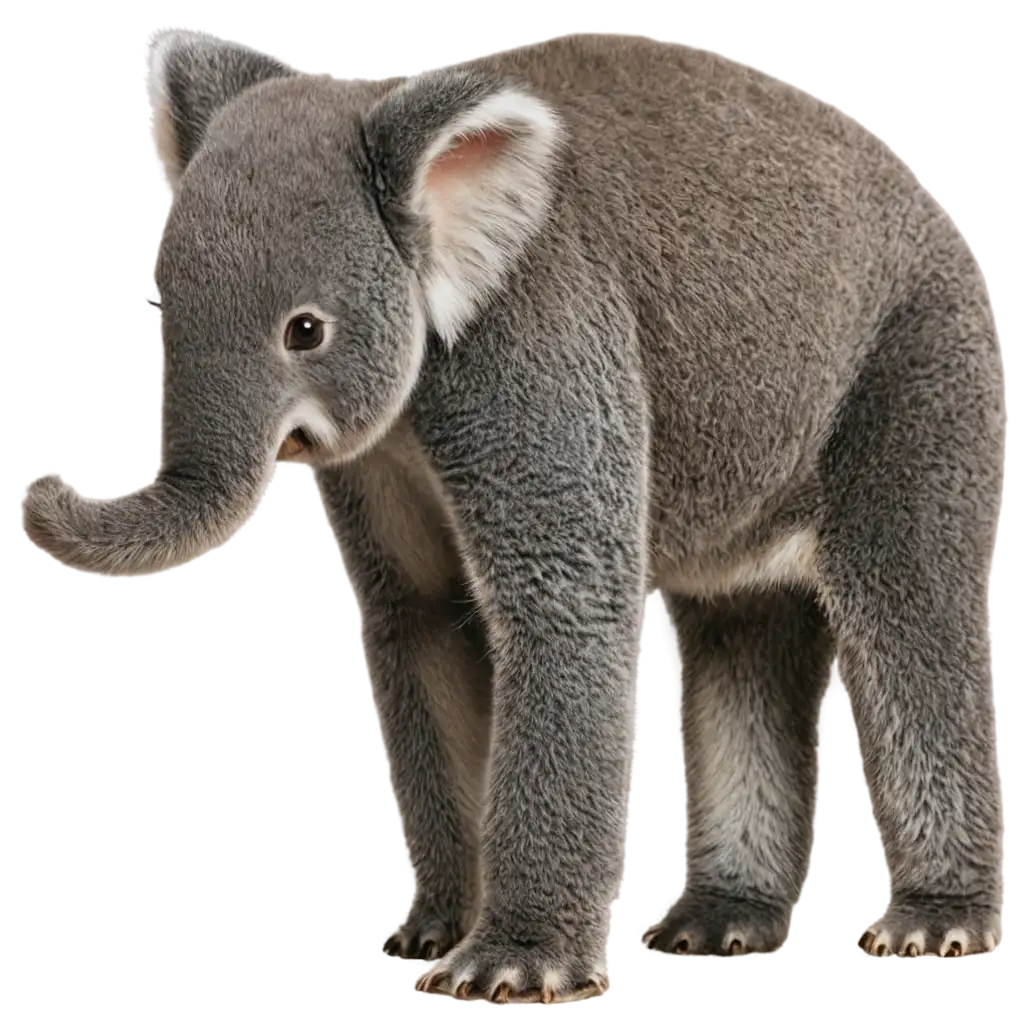 ElephantKoala-Hybrid-PNG-Image-A-Unique-and-Versatile-Design