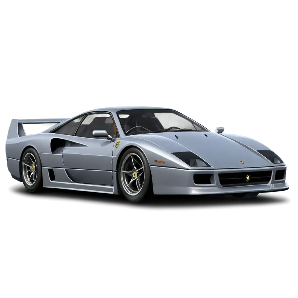 draw a FERRARI F40 with grand theft auto 5 style