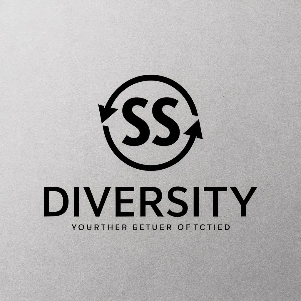 LOGO-Design-for-SS-Diversity-Arrow-Symbol-in-Vector-Style