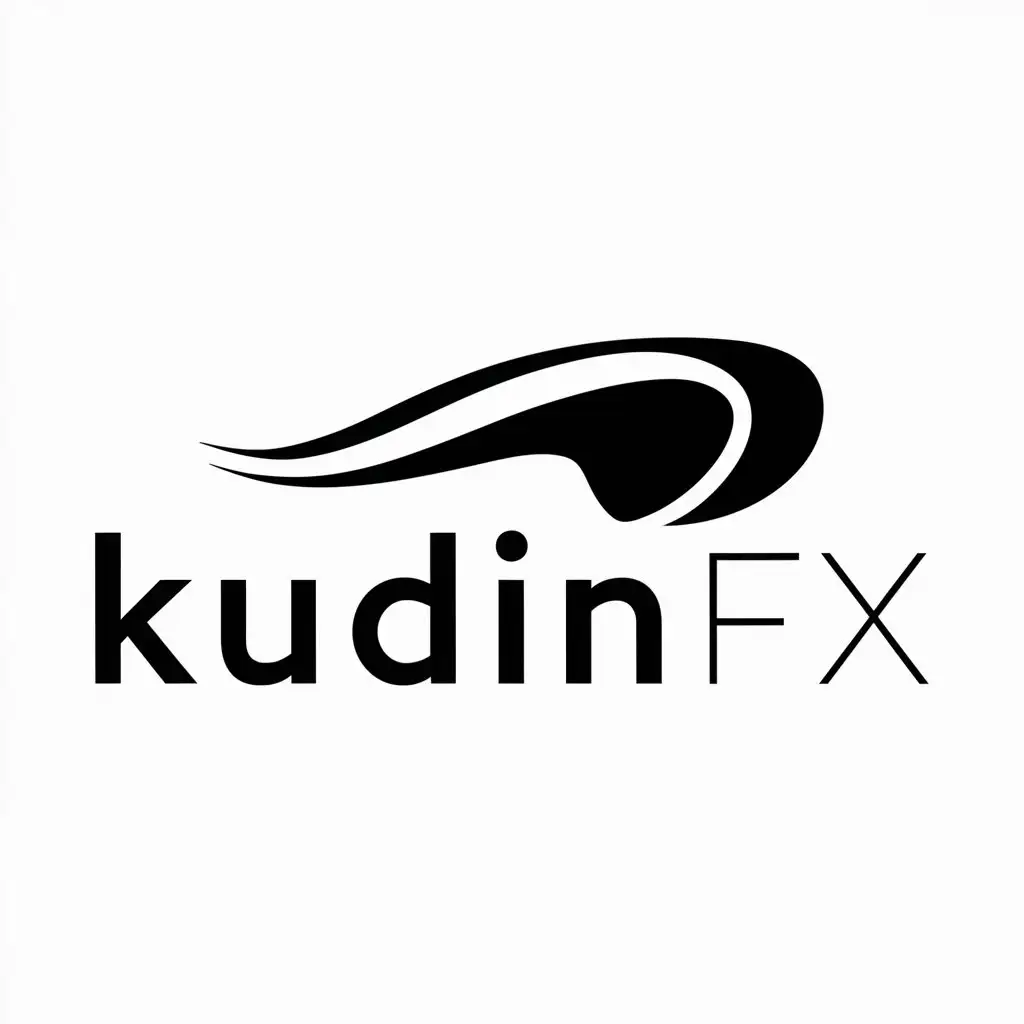 LOGO-Design-for-KudinFX-Clean-and-Modern-TextBased-Logo-Design