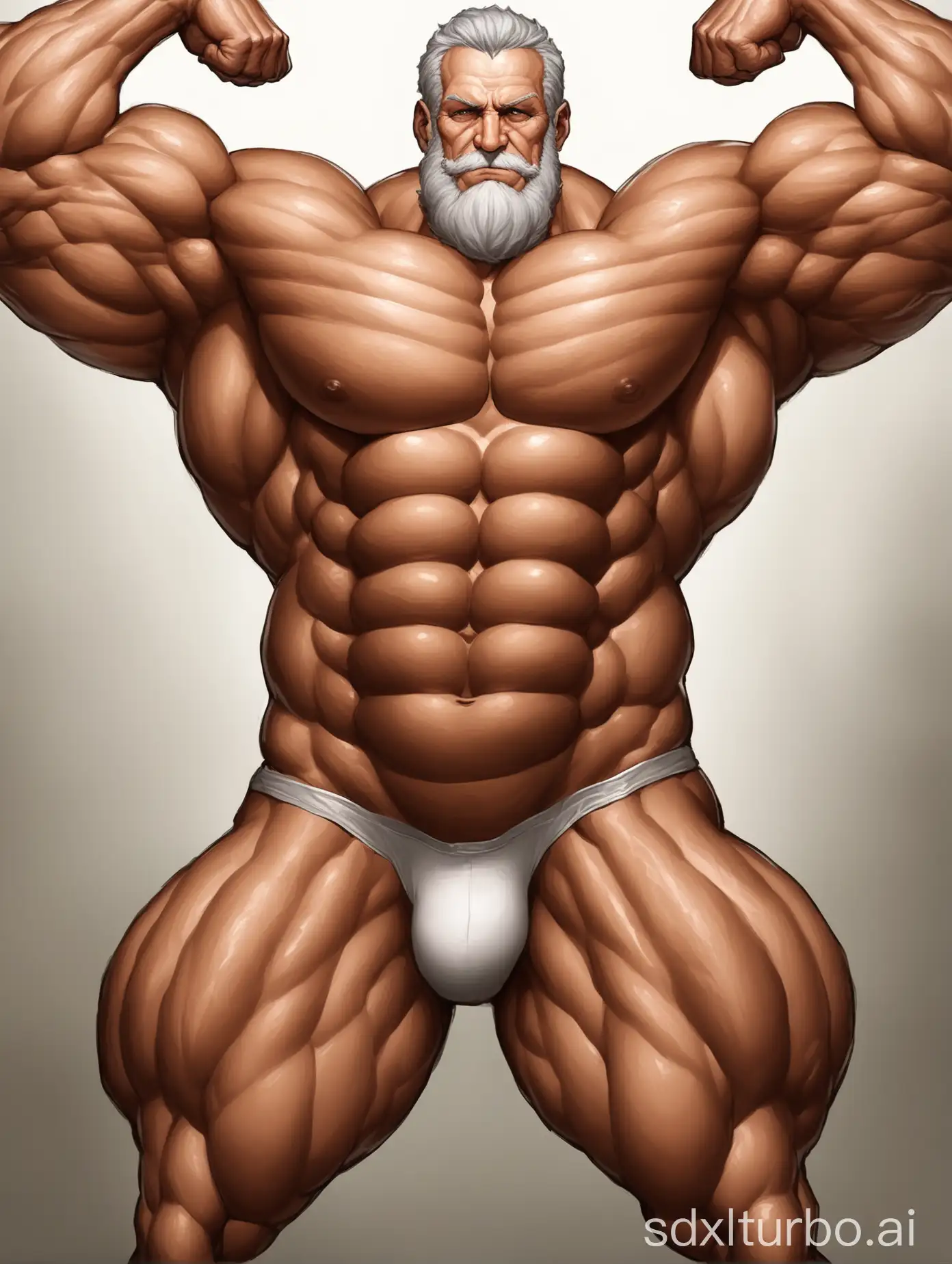 Muscular-Elderly-Man-Displaying-Giant-Biceps-in-Underwear