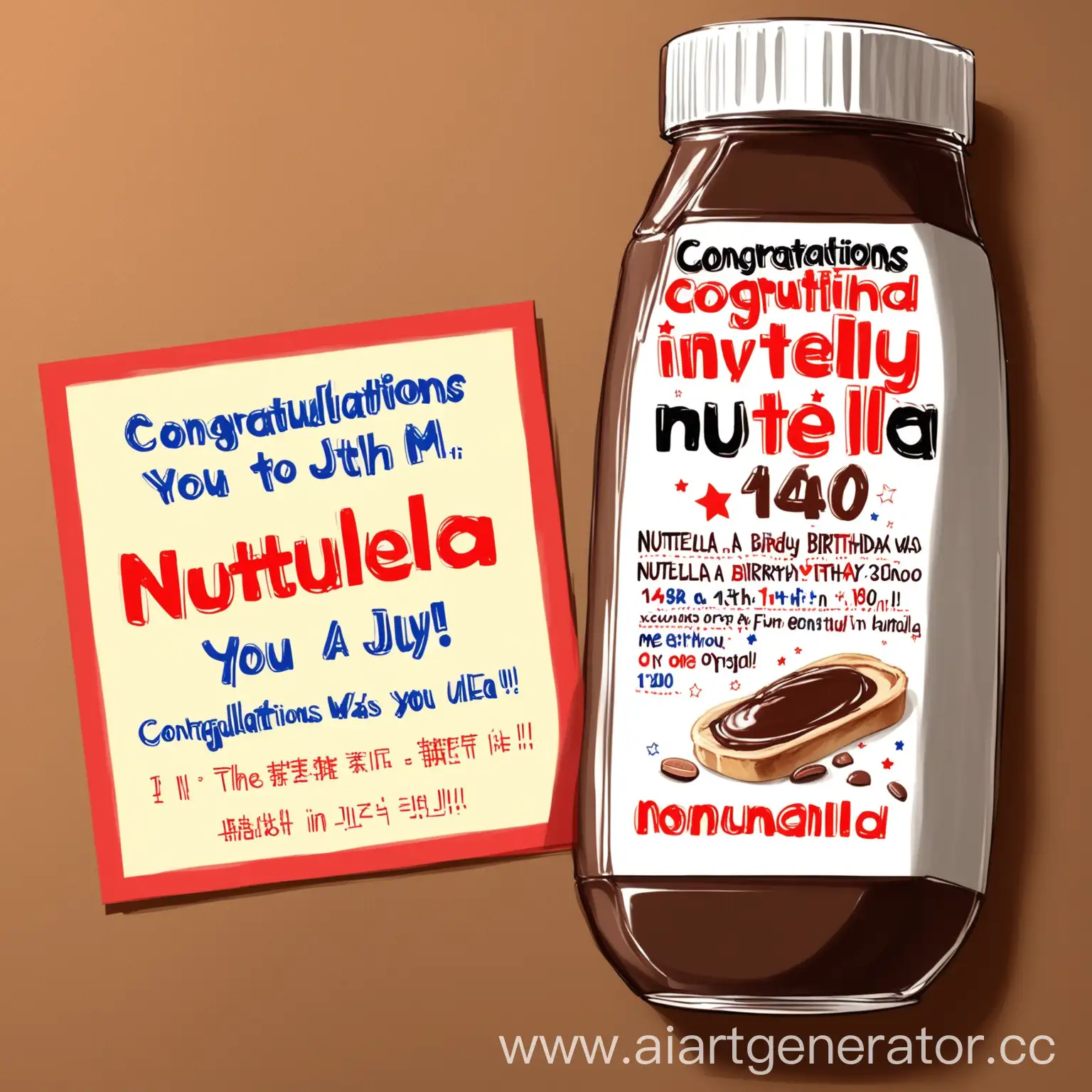 Celebratory-Birthday-Invitation-with-Nutella-Theme