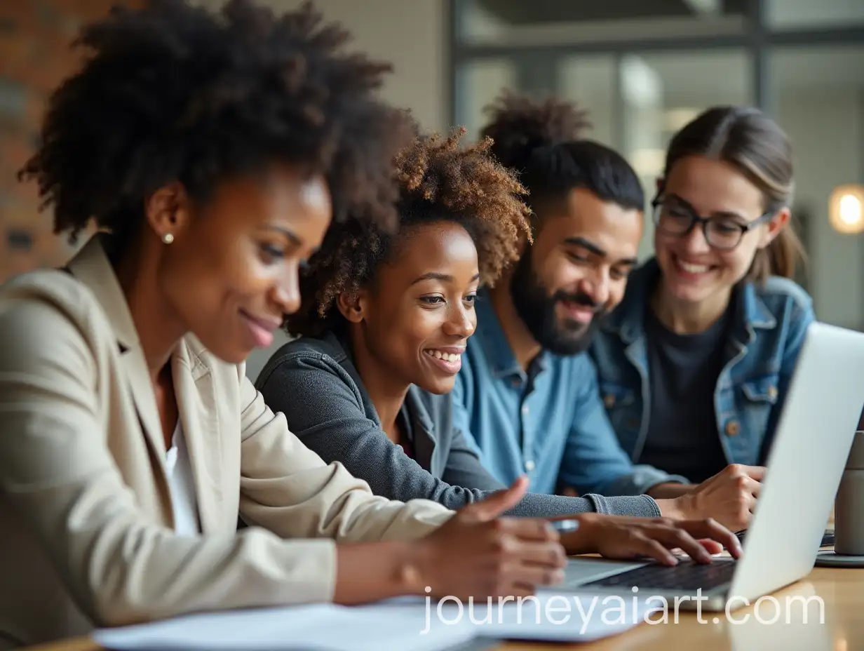Diverse-Professionals-Collaborating-in-a-Modern-Office