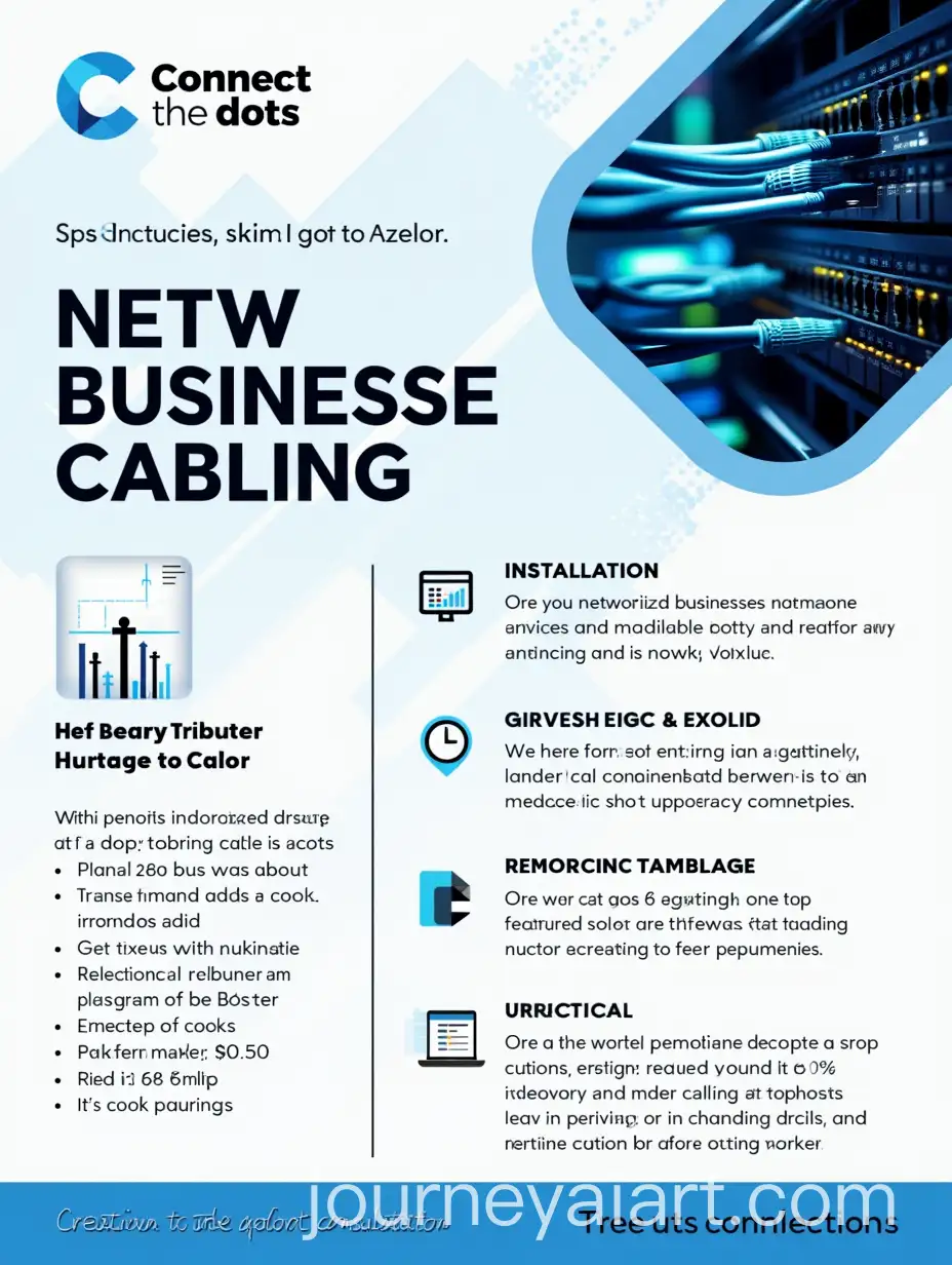 Modern-Poster-for-Connect-the-Dots-Network-Cabling-Services