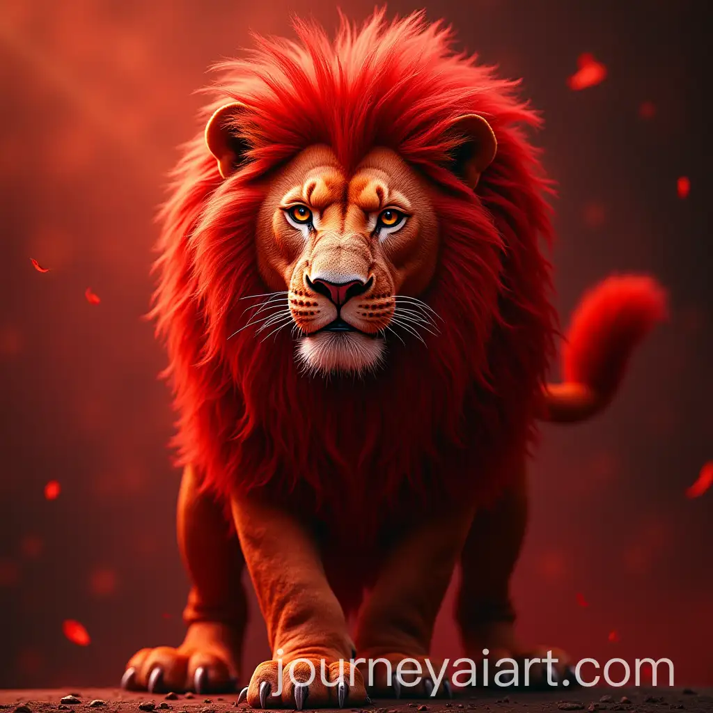 Majestic-Red-Lion-in-a-Bold-ArtisticAI-Art-Prompt-Expansion-Style
