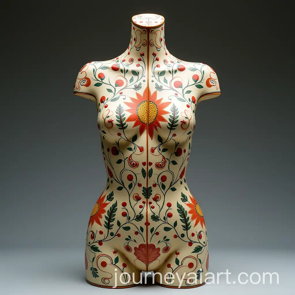 Ornate-Human-Torso-Sculpture-with-Natural-Elements-Berries-Leaves-Sun