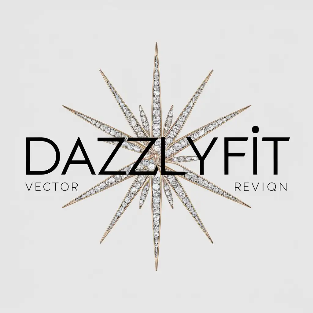 LOGO Design for DazzllyFit Elegant Jewelry Symbol with Modern Complex Style for Retail Industry