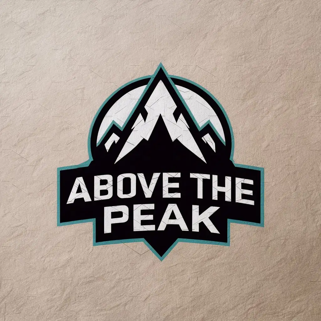 LOGO-Design-for-Above-The-Peak-Vector-Mountain-Peak-Symbol-for-ESports-Industry