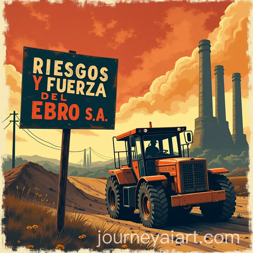 20th-Century-Protest-Banner-Against-Riesgos-y-Fuerza-del-Ebro-SA-by-CNT
