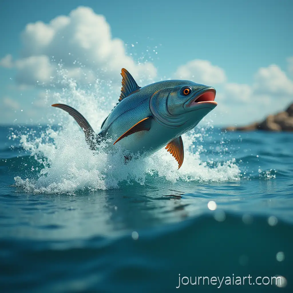 Fish-Jumping-Into-Water-Creating-Waves-in-HDR-Cinematic-Style