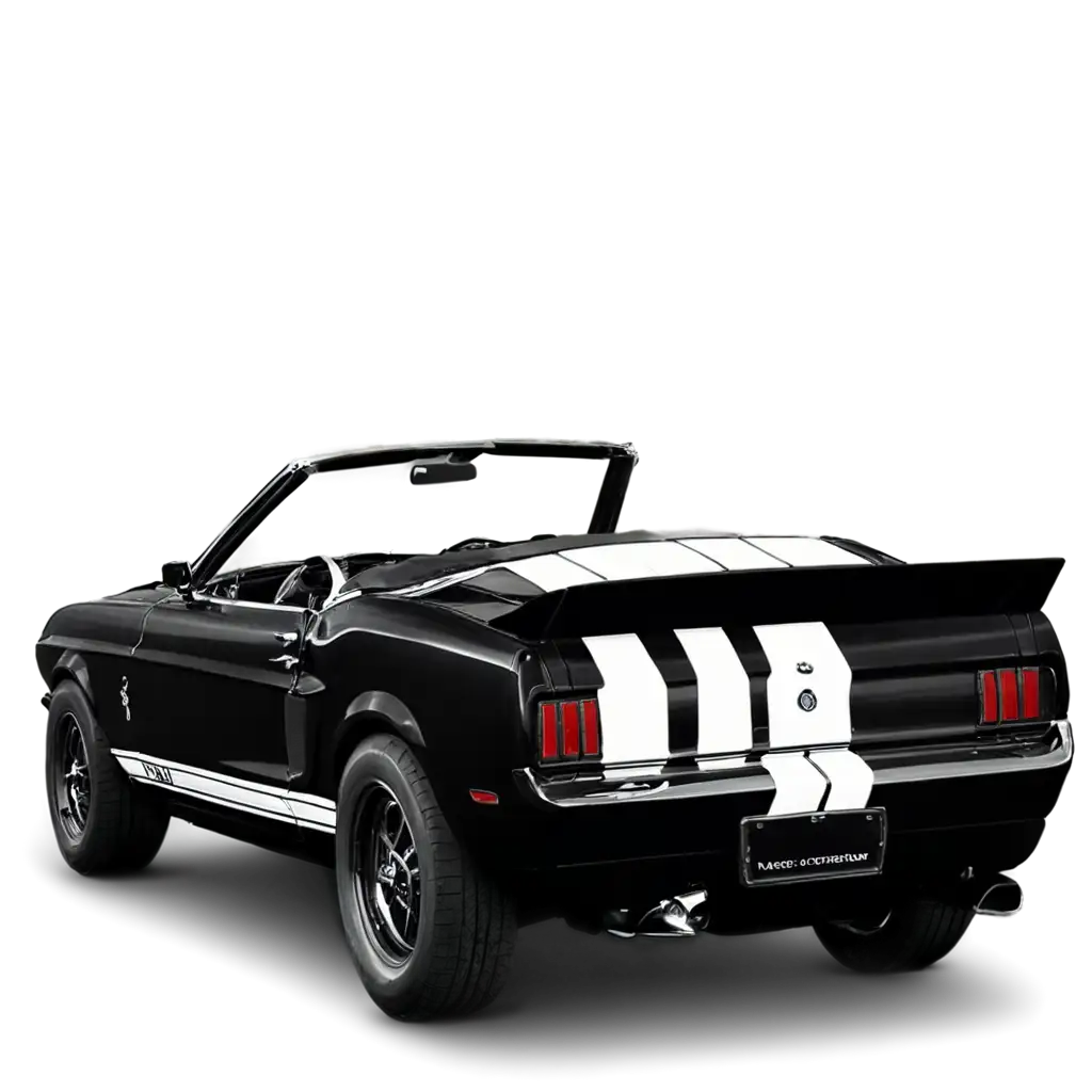 Stunning-1967-Black-Mustang-Shelby-GT500-with-White-Stripes-PNG-for-Automotive-Enthusiasts