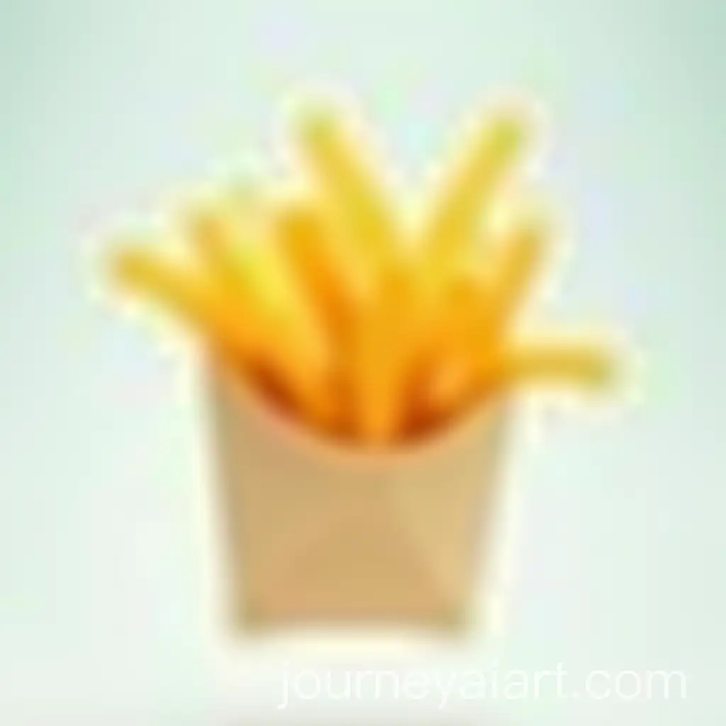 Floating-Potato-Fries-in-Mid-Air-with-Clear-Background