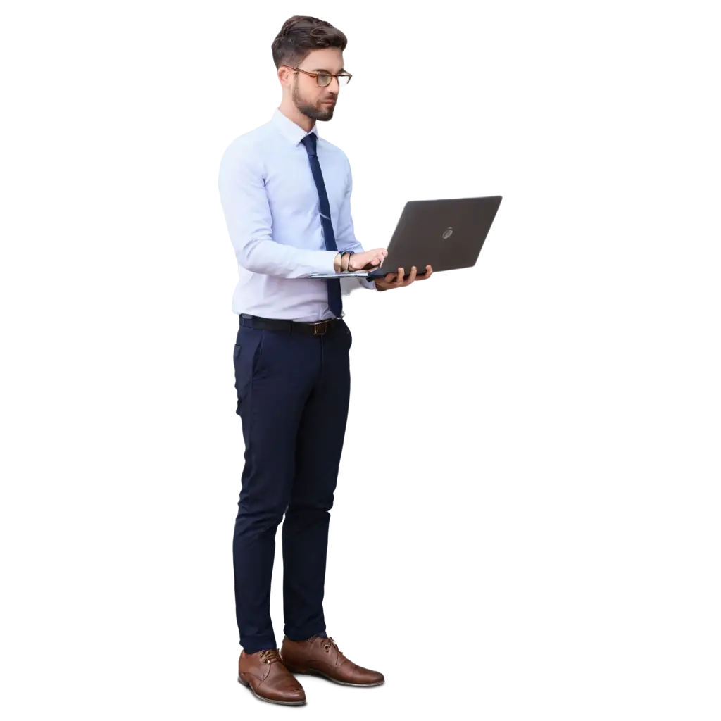 Sales-Marketing-Man-with-Laptop-Standup-PNG-Image-for-Professional-Use