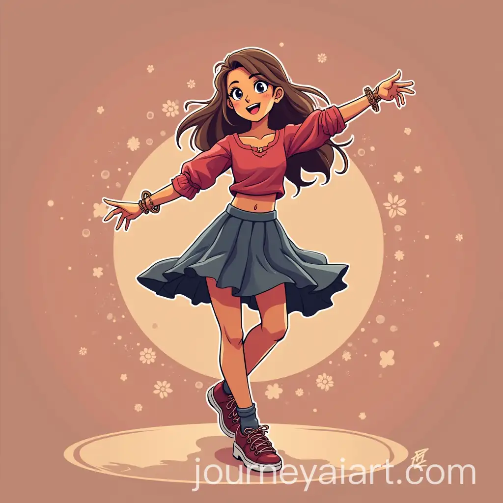 Elegant-Dancing-Girl-in-Fluid-Motion