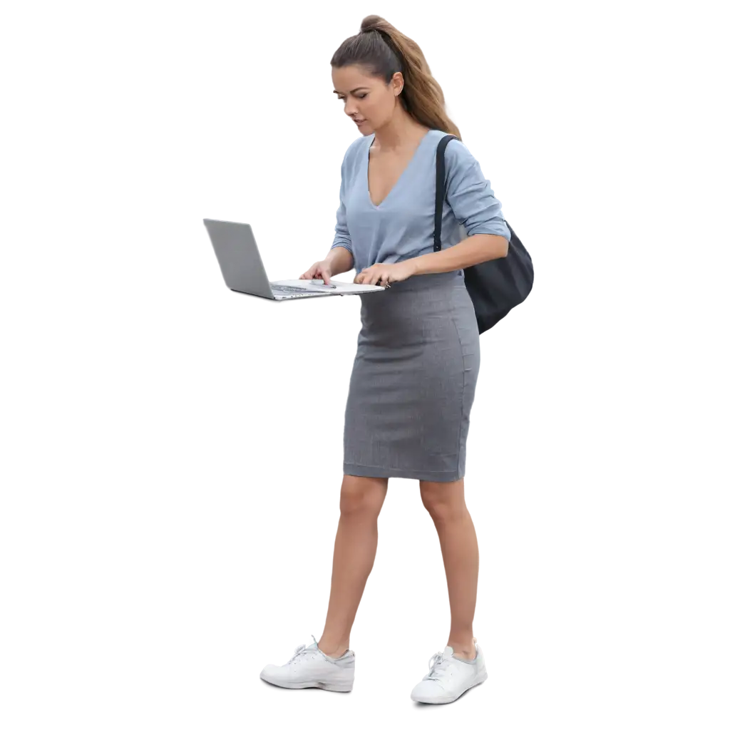 Professional-Woman-Working-on-Computer-HighQuality-PNG-Image