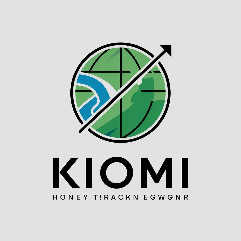 LOGO-Design-for-Kiomi-Earth-and-Running-Track-Vector-Logo-Design