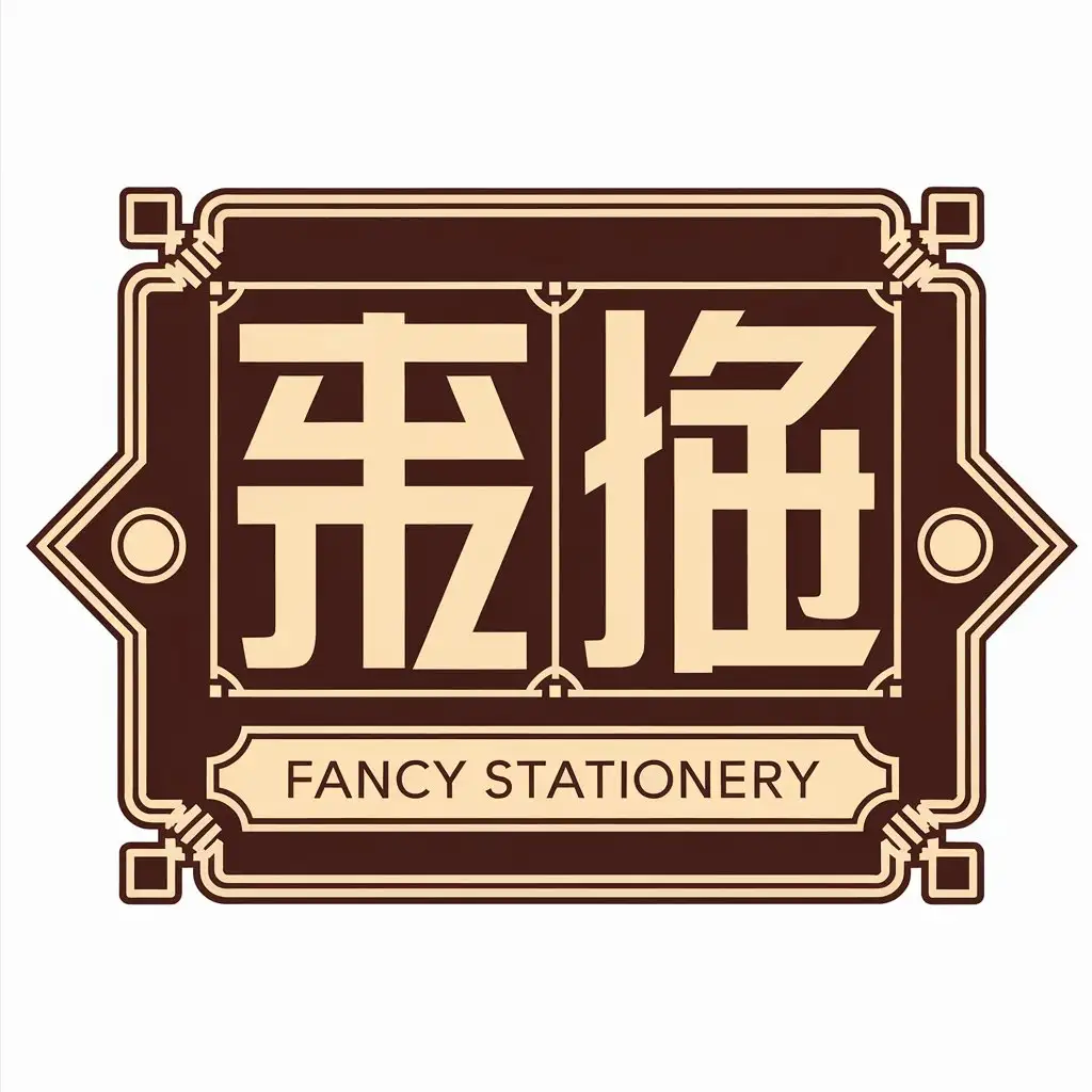 a vector logo design,with the text "fancy stationery", main symbol:Jiamin (translation of '佳美' from Chinese to English),Moderate,be used in Education industry,clear background