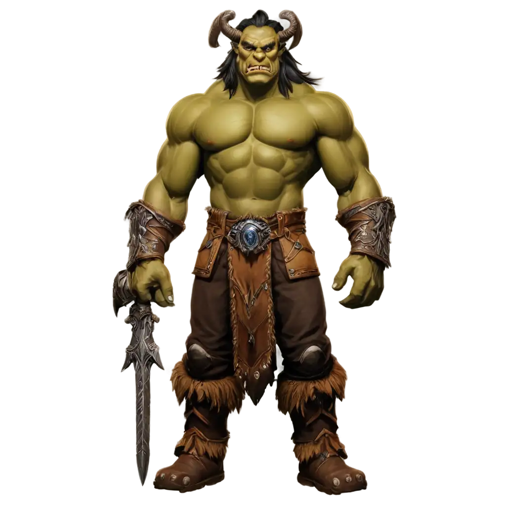 Bravehoof-Orc-Warrior-PNG-Image-Detailed-HighQuality-Fantasy-Artwork-for-Gaming-and-Fantasy-Projects