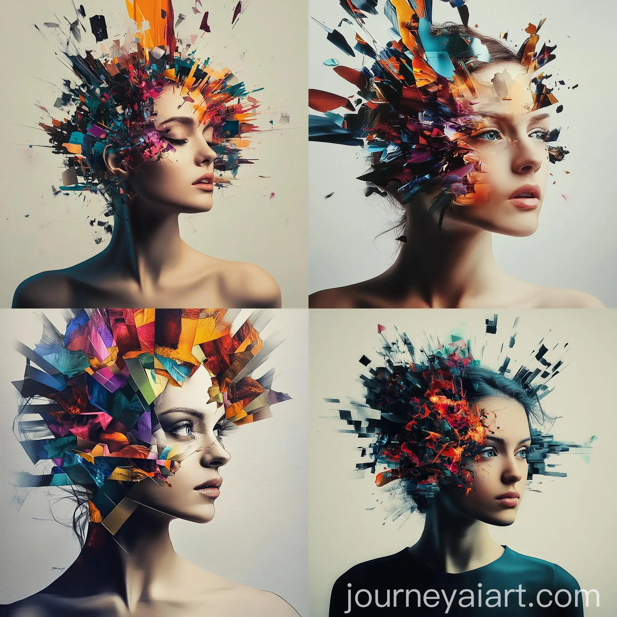 Abstract-Image-of-Turbulent-Mind-Featuring-Beautiful-Girl