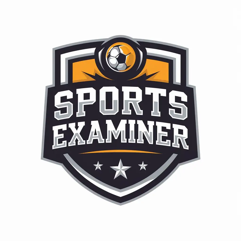 LOGO Design for Sports Examiner Shield Symbol for Sports Fitness Industry