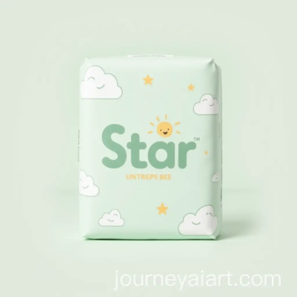 Comfortable-and-Protective-Baby-Diaper-Packaging-with-Star-Logo
