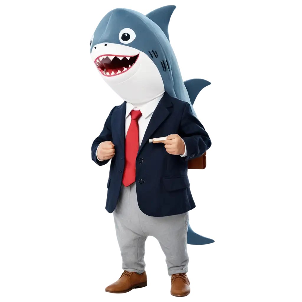 Shark dressed as lawyer