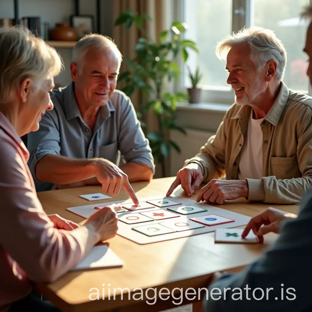 MiddleAged-Adults-Playing-Board-Game-in-Cozy-Dining-Room