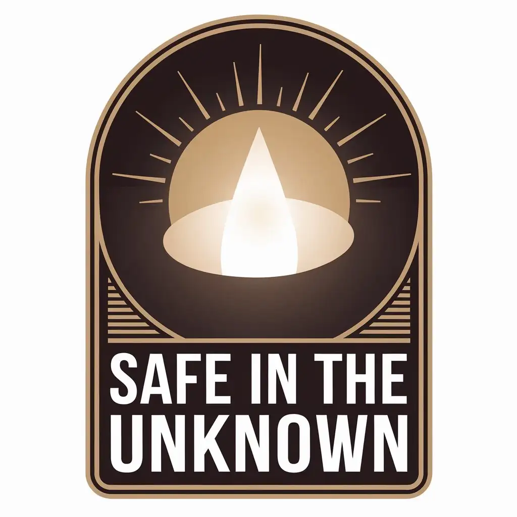 LOGO Design for Safe In the Unknown Soft Glowing Light in Darkness for Nonprofit Industry