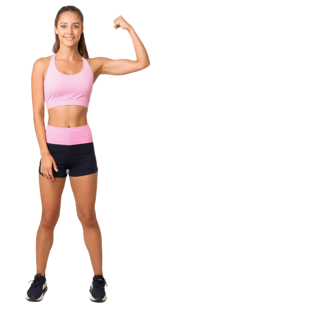 Gym-Girl-in-Tank-Tops-PNG-Image-Brightly-Lit-with-No-Background-for-Versatile-Use