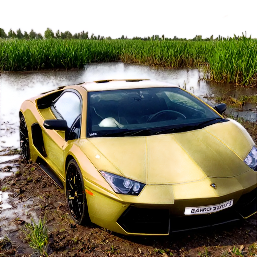 Laura-Drives-a-Lamborghini-Through-Russian-Swamps-HighQuality-PNG-Image-for-Visual-Impact