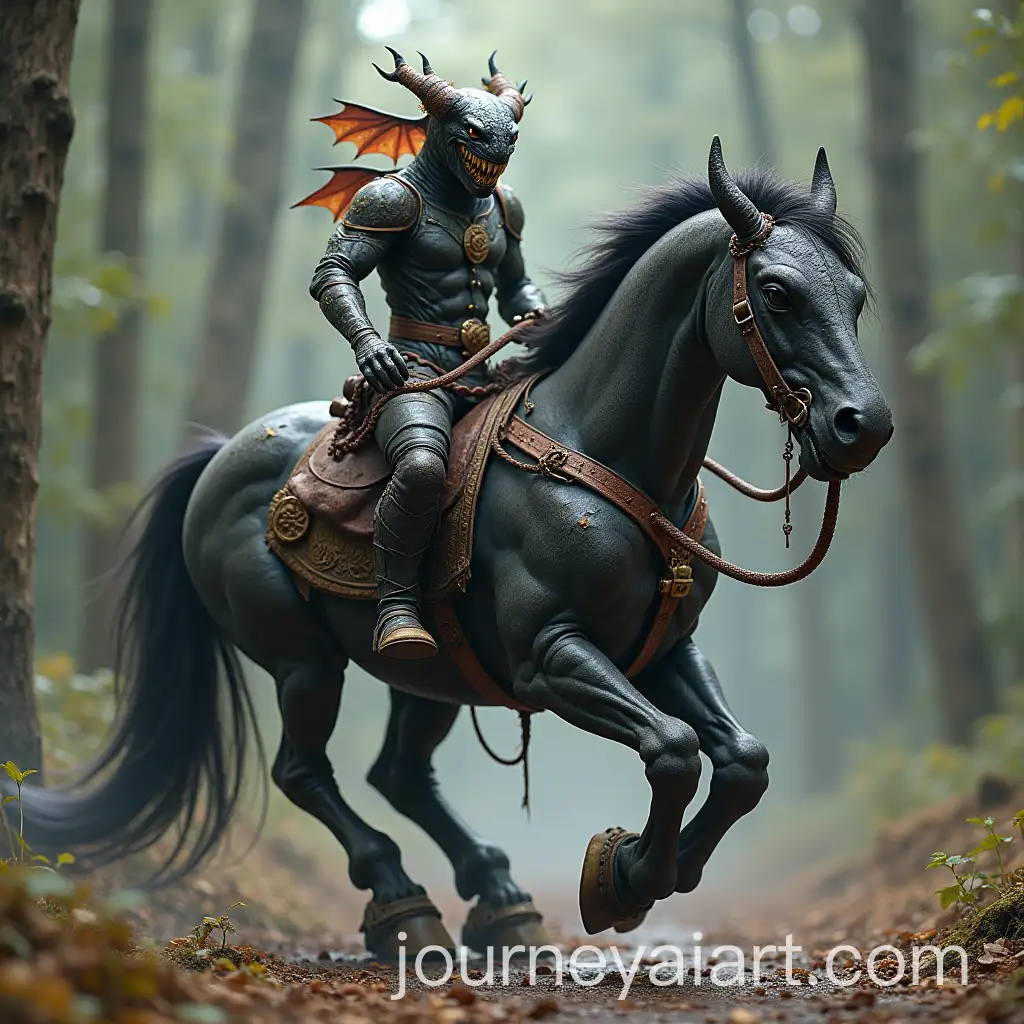 Doraemon-Riding-a-Venomous-Horse