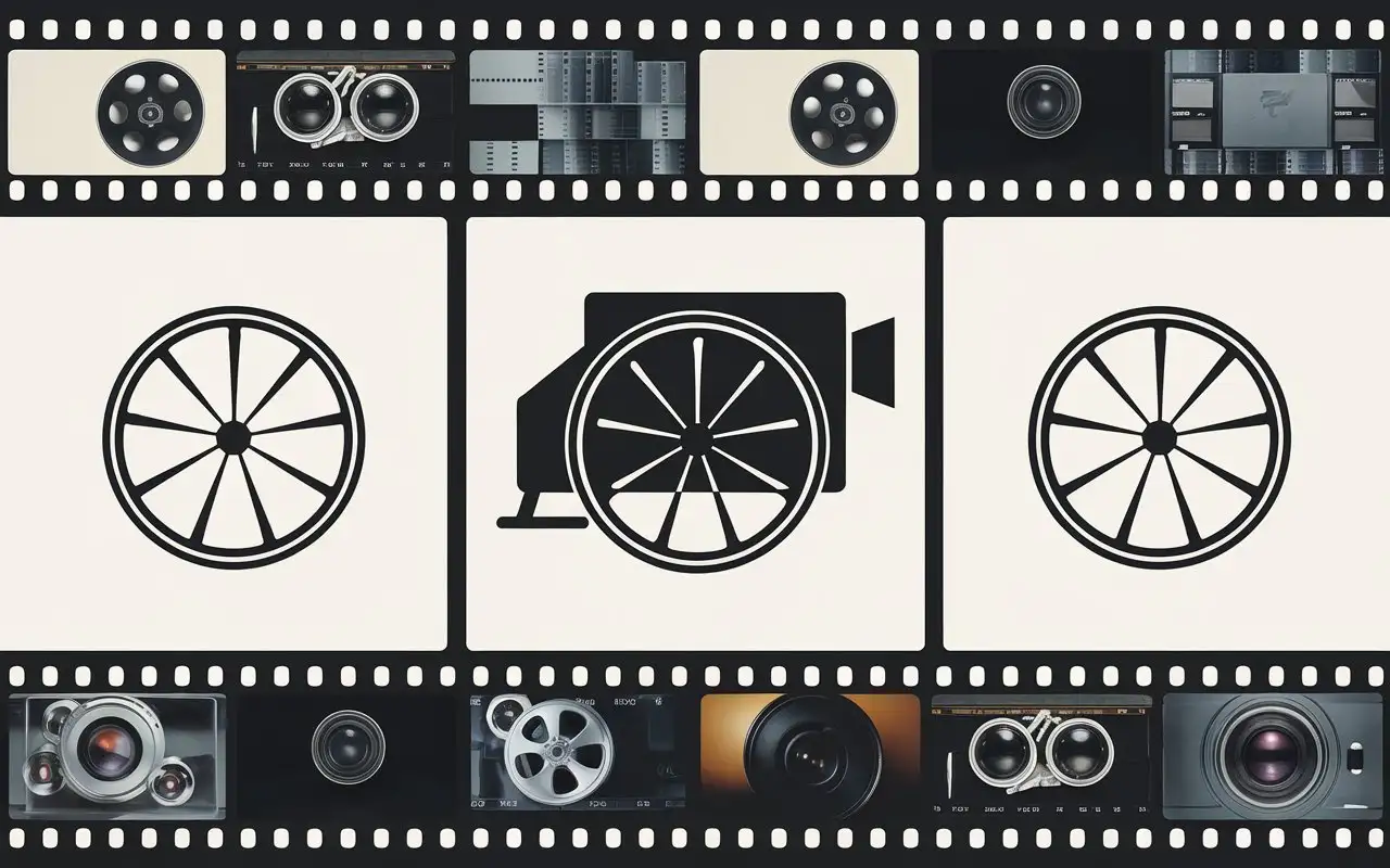 Square-Film-Border-with-Rolling-Camera-Wheels