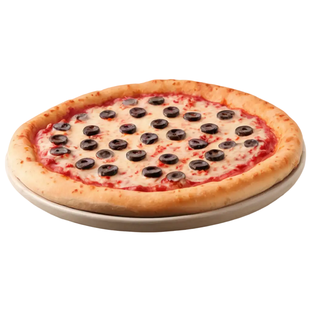 Pizza-on-Plate-PNG-Image-HighQuality-and-Versatile-for-Your-Projects