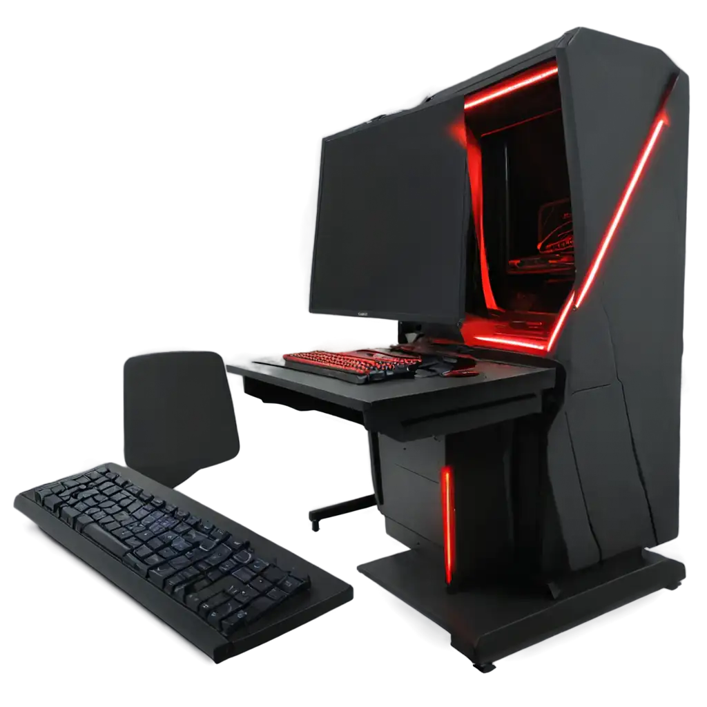 HighQuality-PNG-Image-of-a-Gamer-Computer-with-Red-Light-Enhance-Your-Setup-with-Precision-and-Clarity