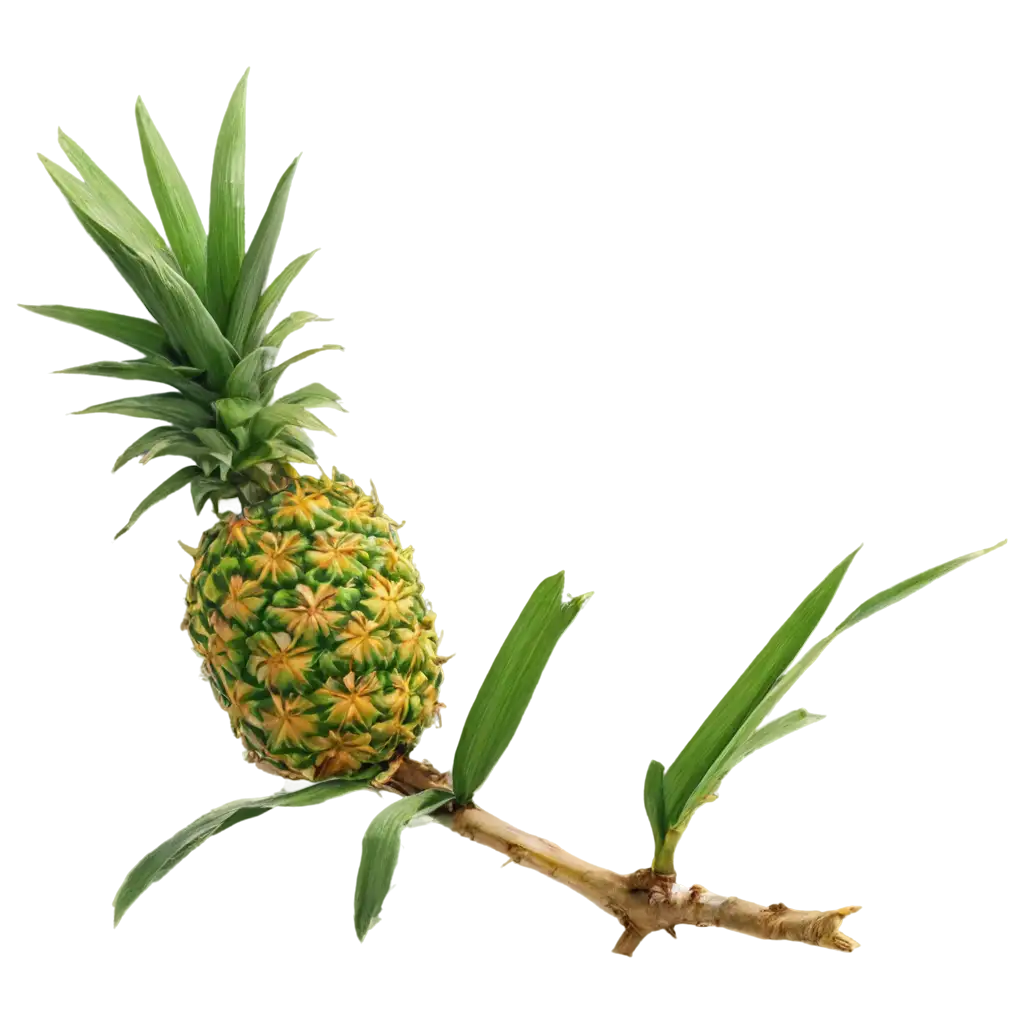 Pineapple-Branch-PNG-Image-for-Versatile-Creative-Projects-and-Designs