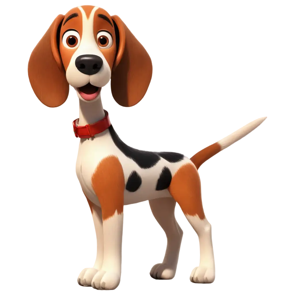 Cartoon-Pixar-Style-Beagle-Dog-PNG-Create-Playful-and-Engaging-Visuals