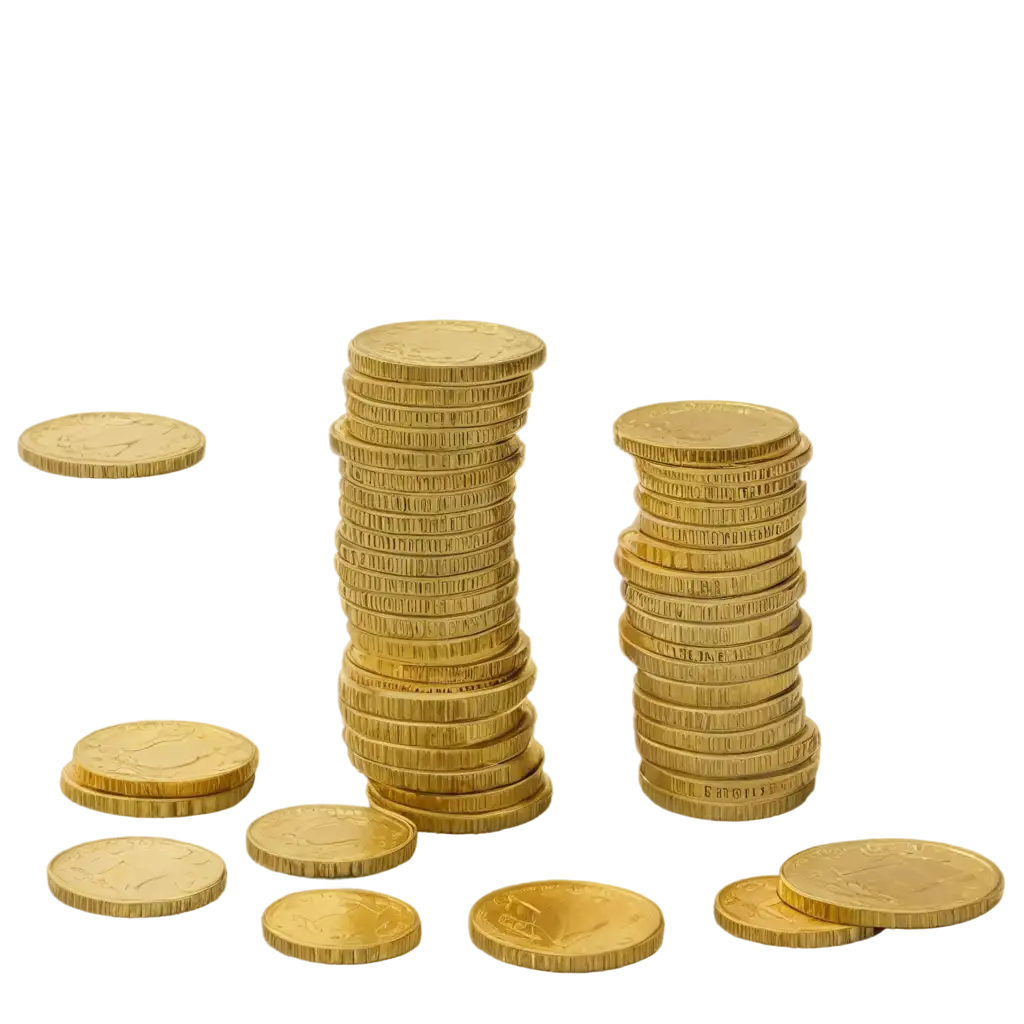 Stacks-of-Coins-PNG-Image-for-Financial-and-Business-Use