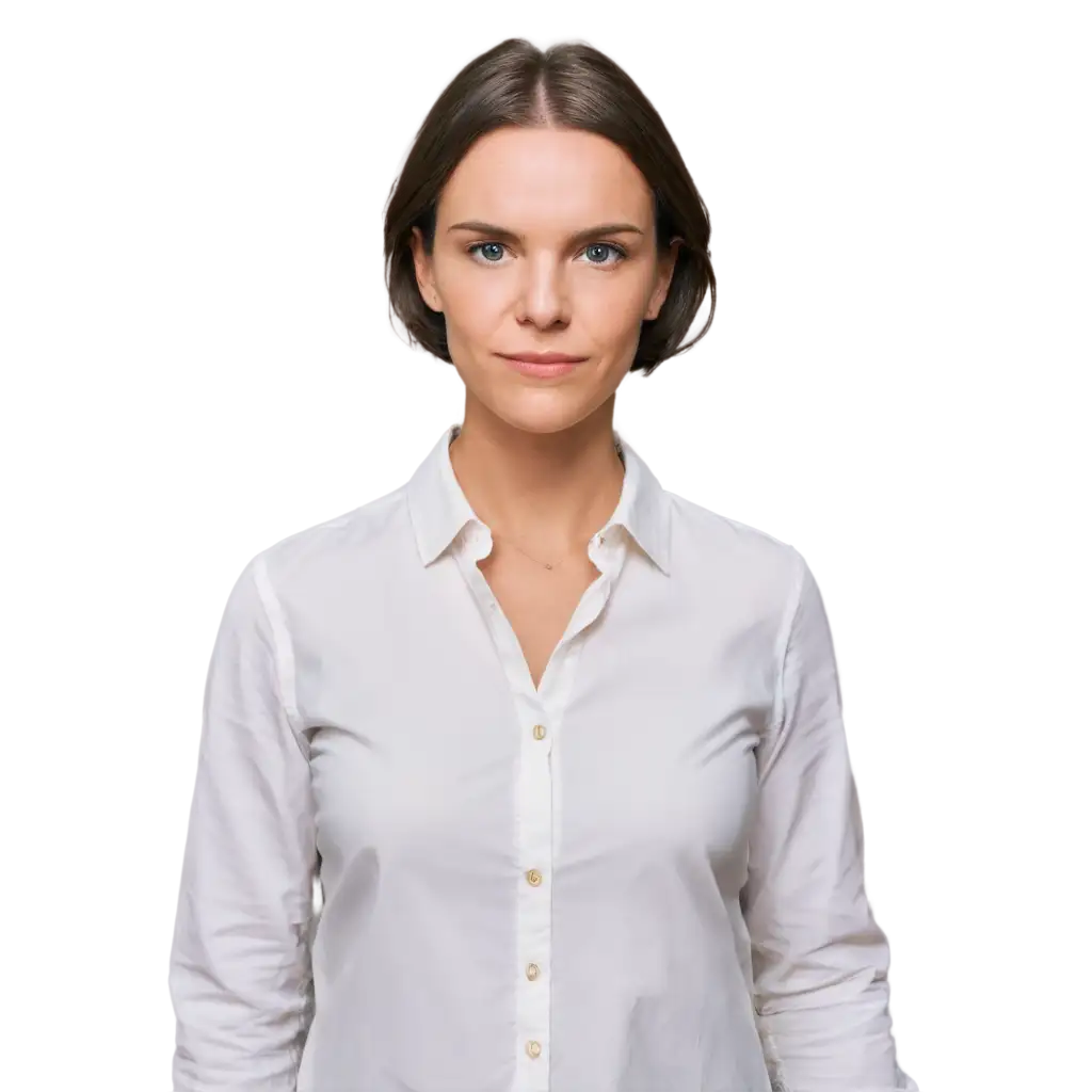 Professional-PNG-Image-of-an-American-Woman-with-a-Collared-Shirt-and-Photo-ID