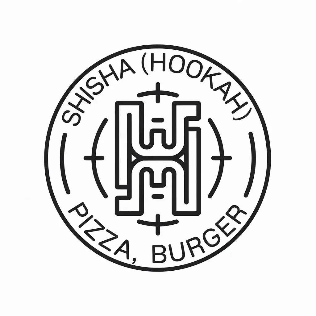 LOGO-Design-for-Shisha-Pizza-Burger-Minimalistic-Vector-Logo-for-Restaurant-Industry