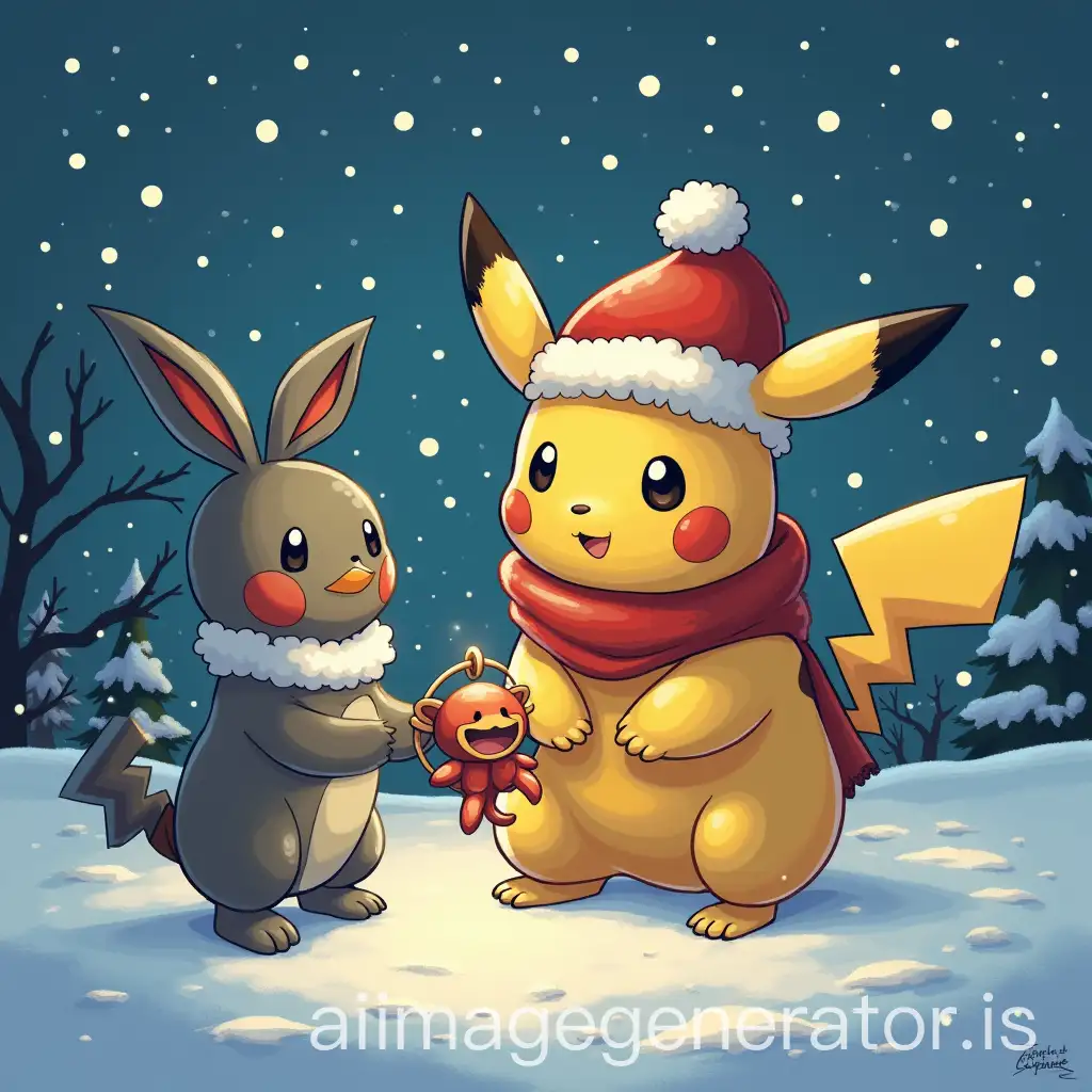 Pokmon-Celebrating-Christmas-in-a-Festive-Noel-Setting