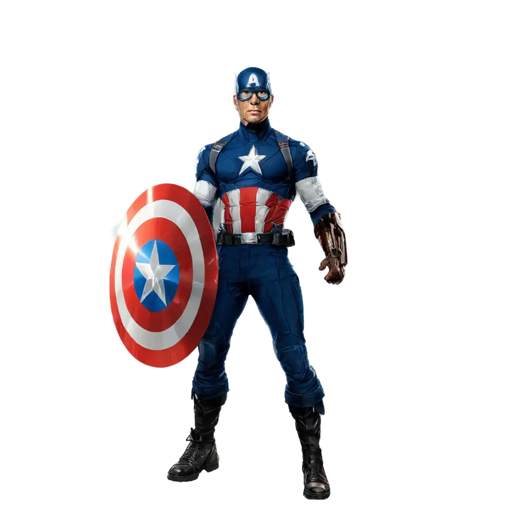 Captain-America-PNG-Image-HighQuality-Transparent-Background-for-Versatile-Use