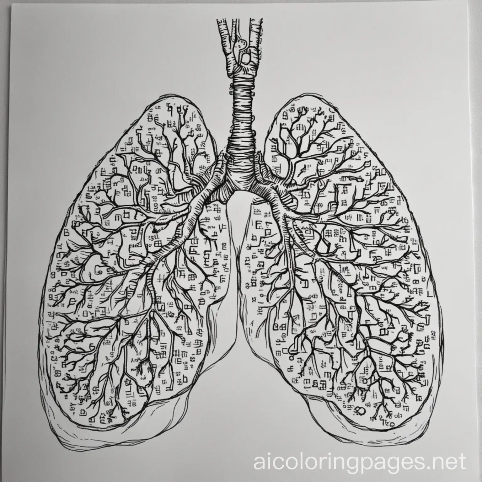 Coloring-Page-Teach-Kids-Lung-Anatomy-with-Alveoli-Bronchioles-and-Bronchi