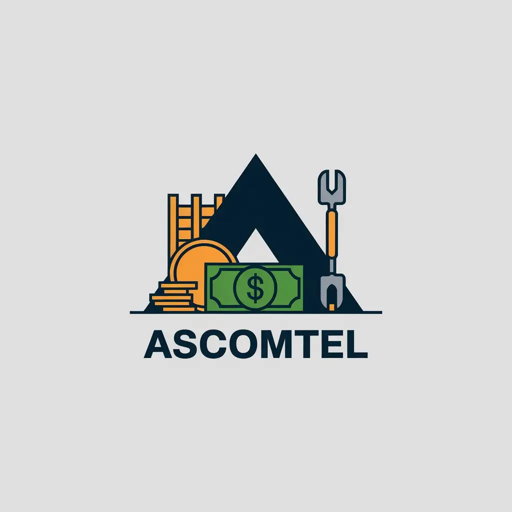 LOGO-Design-for-ASCOMTEL-Vector-Construction-Logo-with-Symbolic-Elements