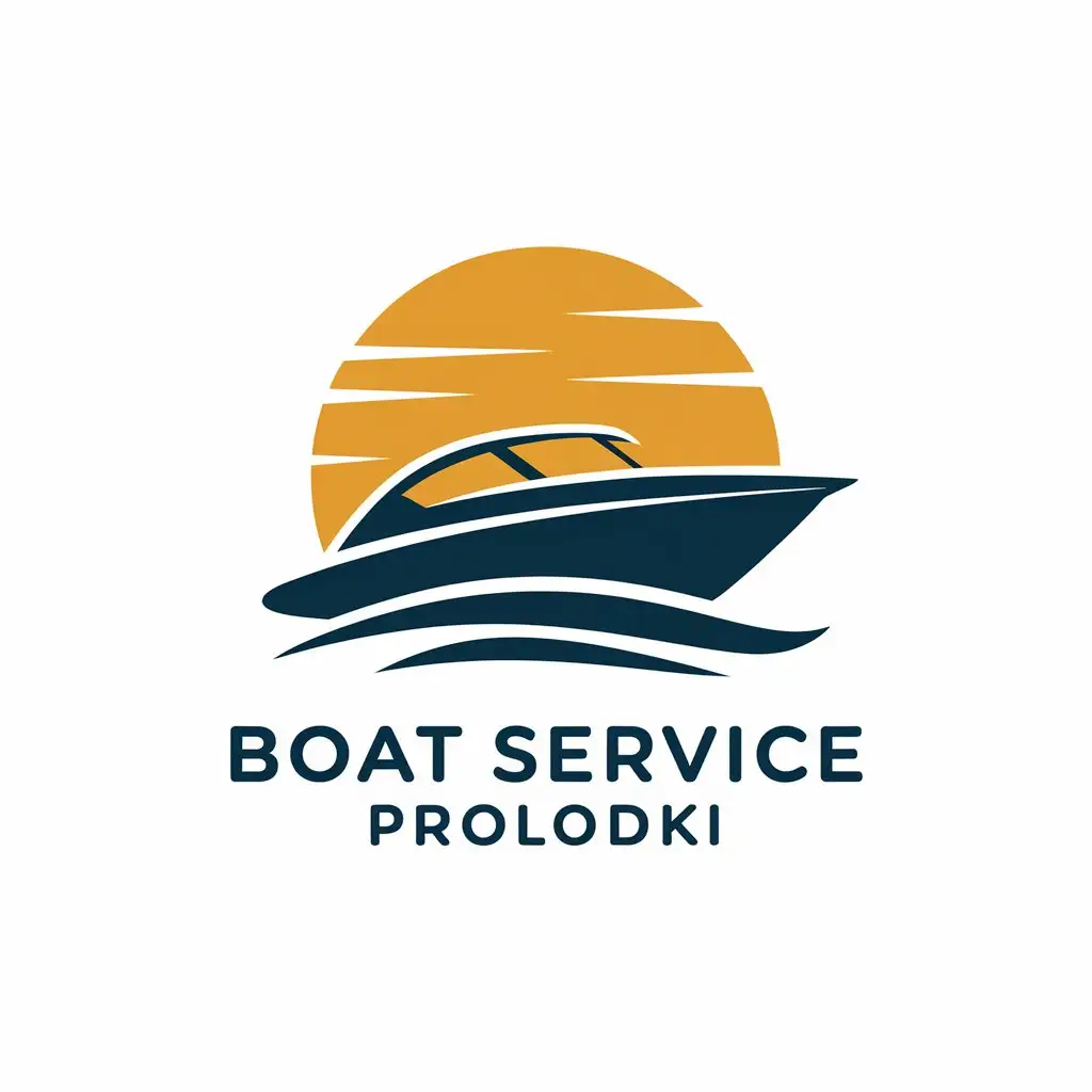 LOGO-Design-For-Boat-Service-ProLodki-Vector-Logo-with-Boat-and-Motorboat