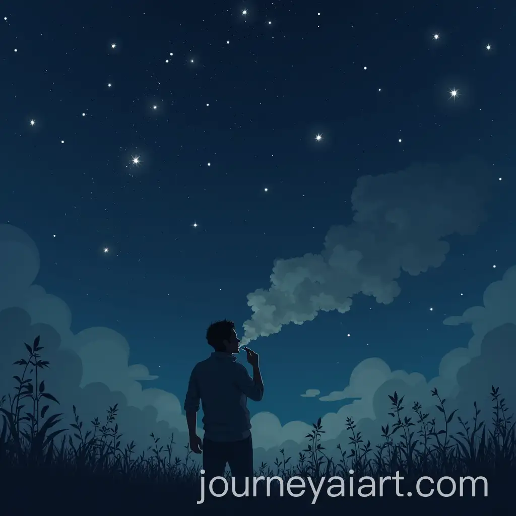 Nighttime-Starry-Sky-Meditation-A-Person-Contemplating-the-Cosmos
