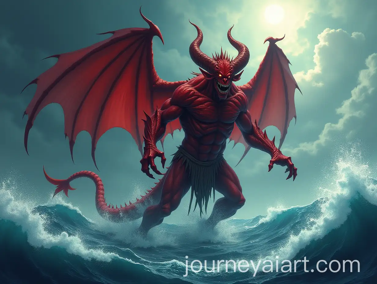 Mighty-Sea-Devil-Emerges-from-the-Ocean